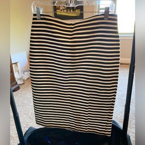Merona black and white stripe pencil skirt!